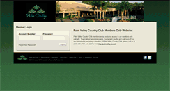 Desktop Screenshot of member.palmvalley-cc.com