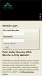 Mobile Screenshot of member.palmvalley-cc.com