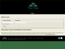 Tablet Screenshot of member.palmvalley-cc.com